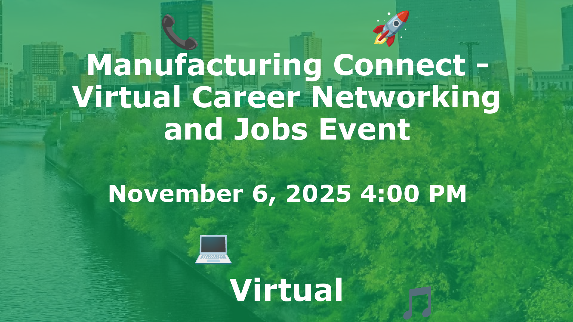 Manufacturing Connect - Virtual Career Networking and Jobs Event event image